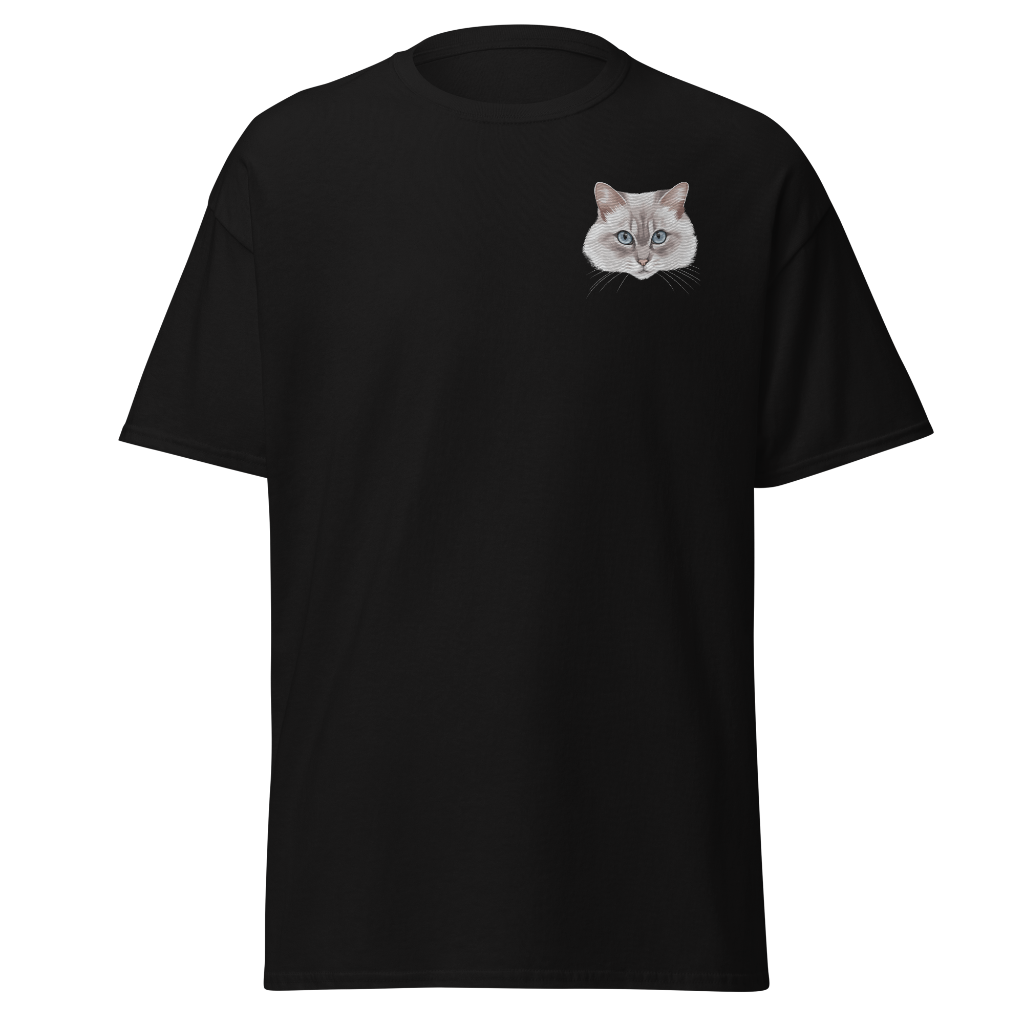 Personalized Pet Embroidered T-Shirt | Custom Design