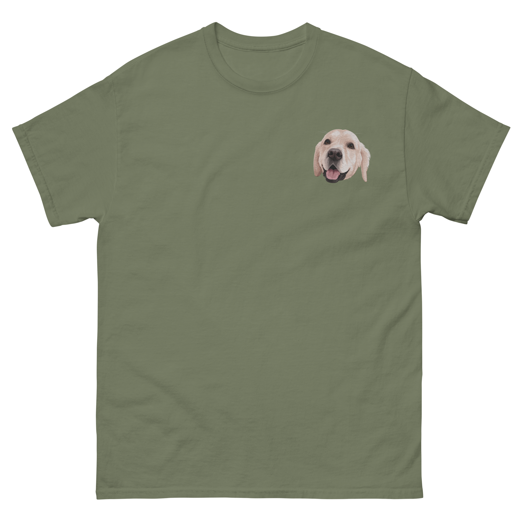 Personalized Pet Embroidered T-Shirt | Custom Design