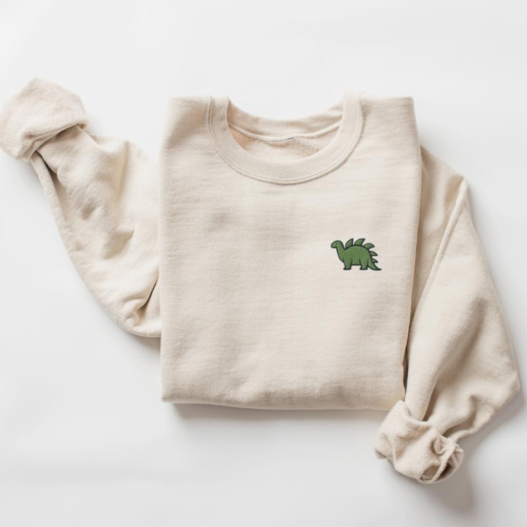 Stegosaurus Embroidered Sweatshirt