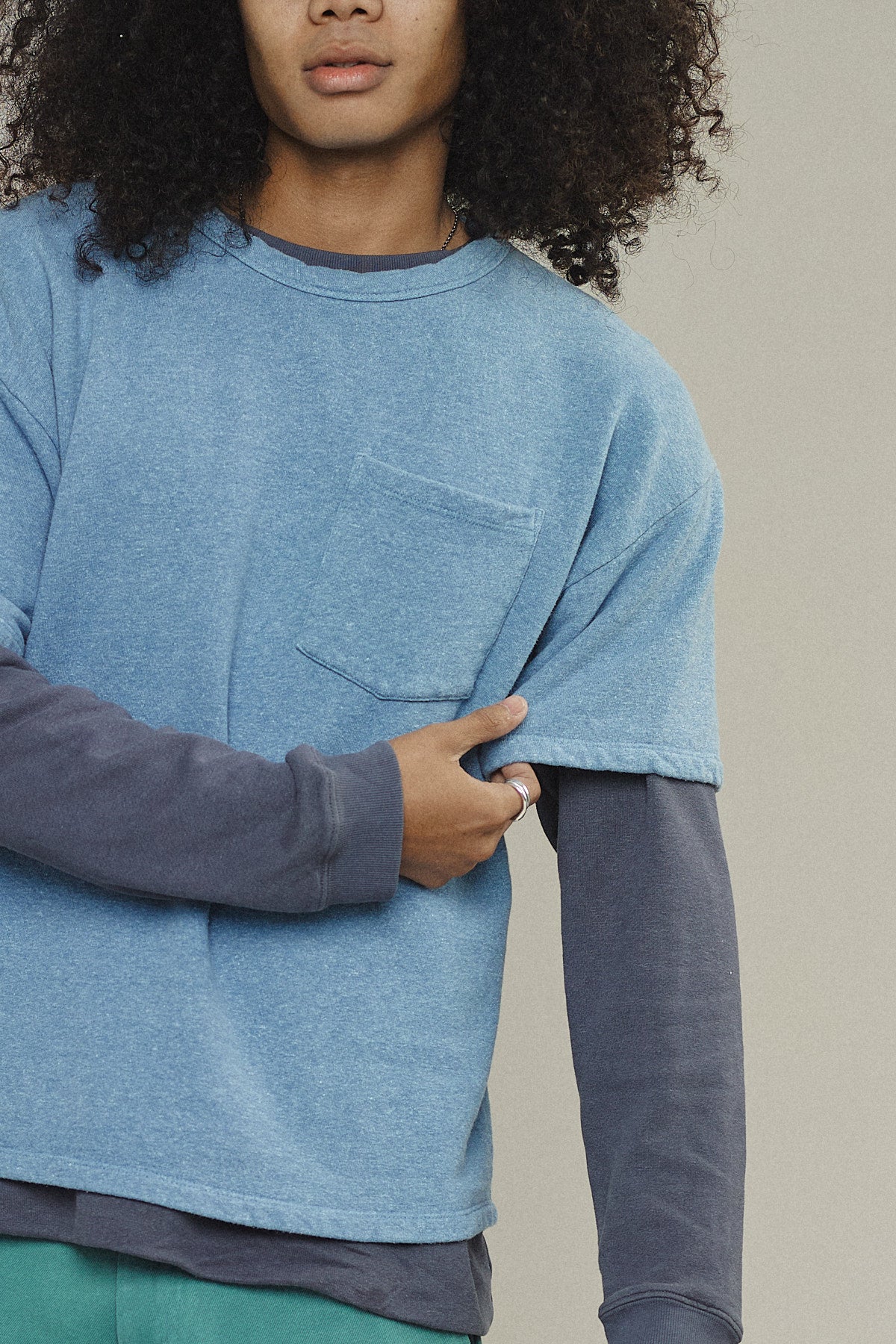 Heathered Baseline Pocket Fleece
