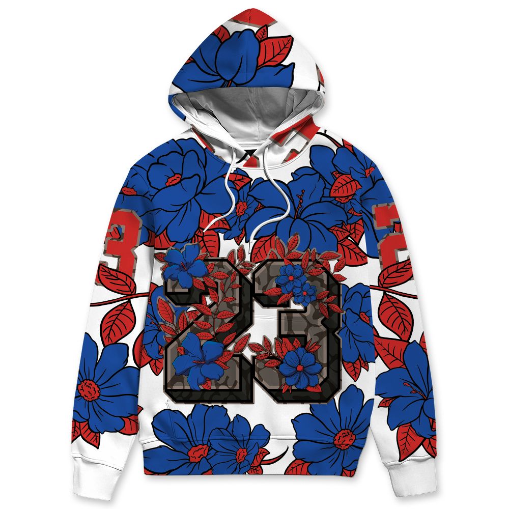 Seoul 2.0 3s 0.NastyJamz Hoodie Match 23 Floral All-Over Print Flower