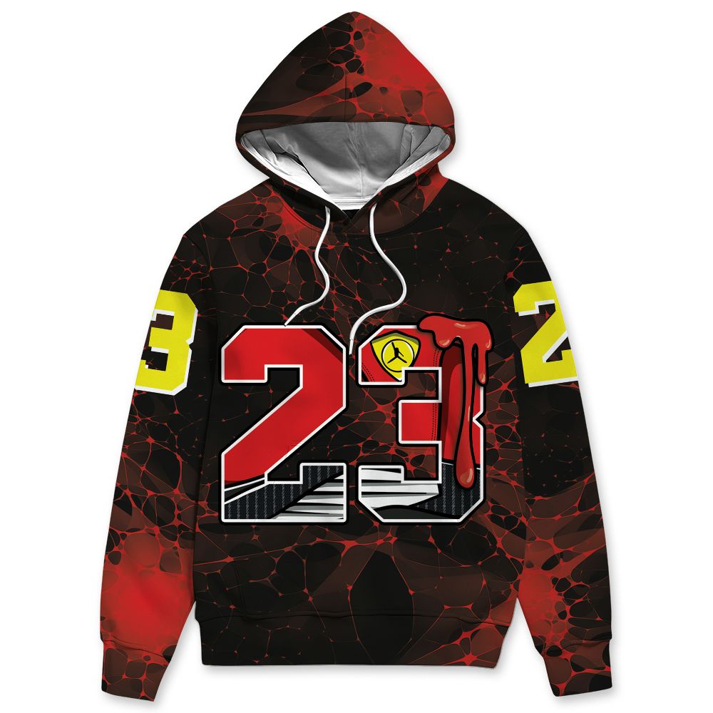 Ferrari 14s NastyJamz Hoodie Match 23 Sneaker All-Over Print